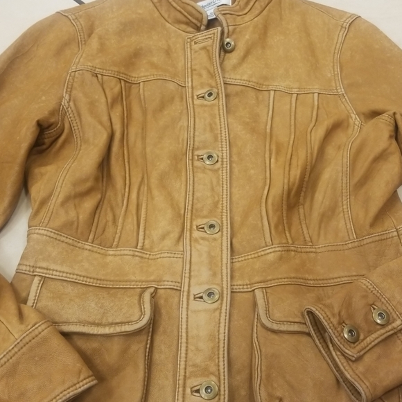 Women's Coldwater creek : Leather jacket - Picture 3 of 6